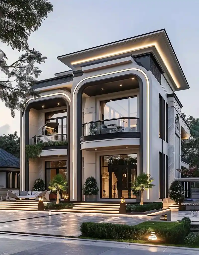 终于搬进了梦想中的现代风别墅!