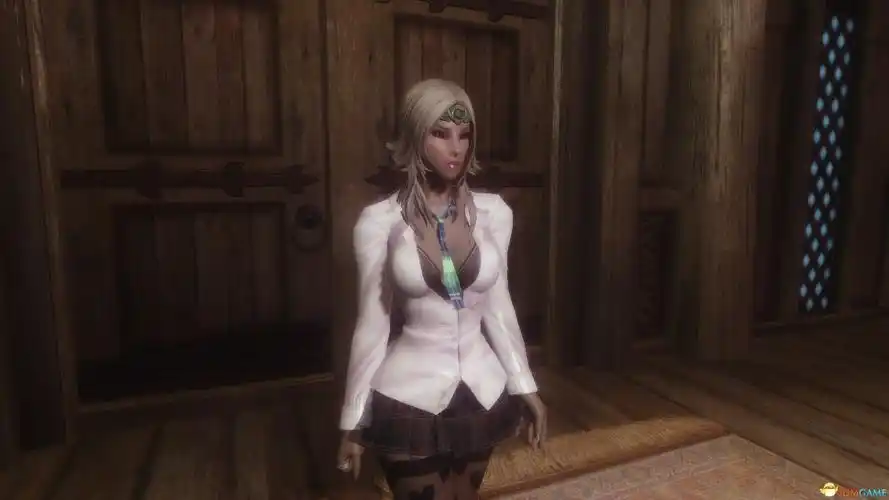 上古卷轴5服装mod制服迷你短裙诱惑包括多种丝袜