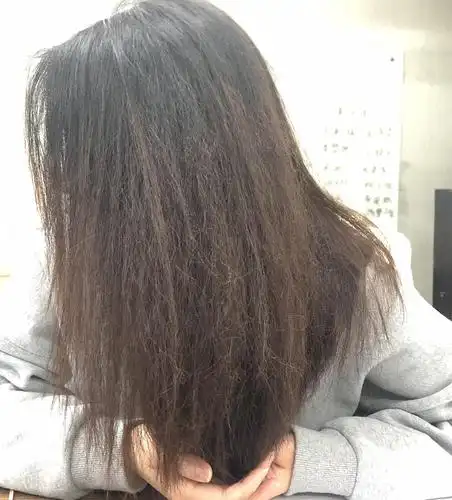 头发拉直失败成玉米须!