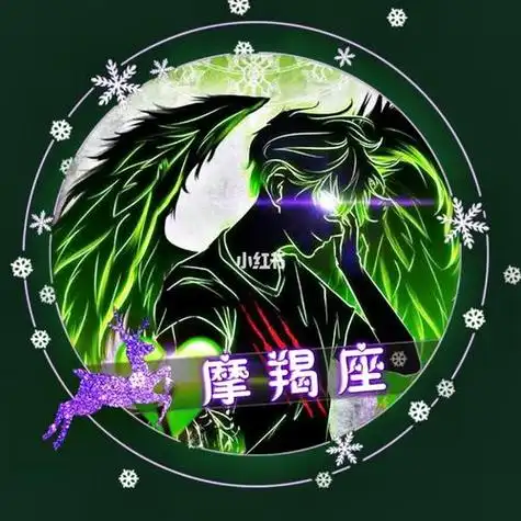 摩羯座头像(偏暗系)