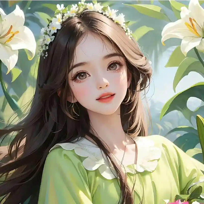 ai绘画# 可爱元气阳光少女美女头像分享