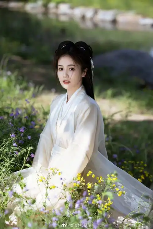 白鹿白衣古装写真##白鹿古装写真