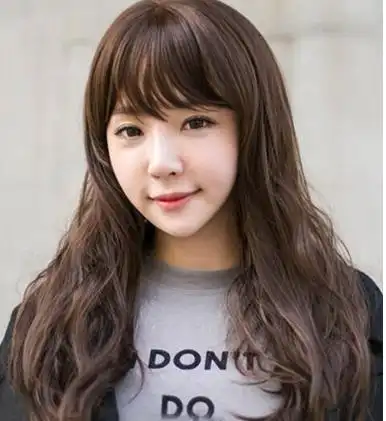 韩式女发型精选|减龄韩式空气刘海 打造少女般的你