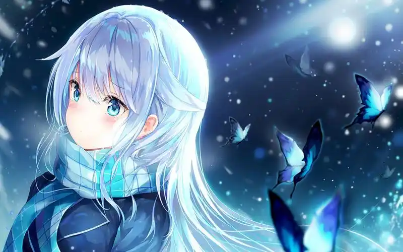 桌面壁纸 动漫 动漫人物 > 唯美动漫美女高清图片壁纸分辨率:(1920x