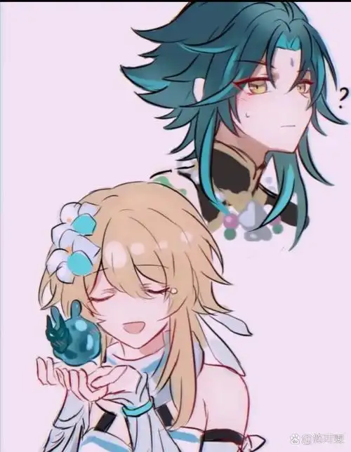 原神cp魈荧发糖!甜!荧魈号,冲冲冲!