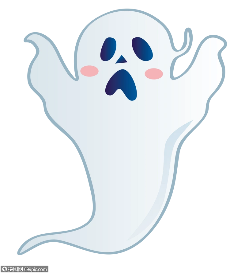 万圣节鬼魂卡通幽灵