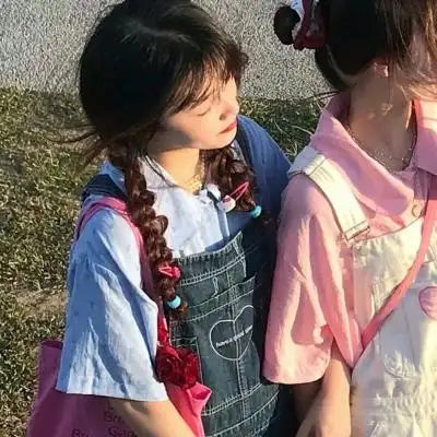 抖音最火闺蜜头像双人互相惦记的超美女生图片