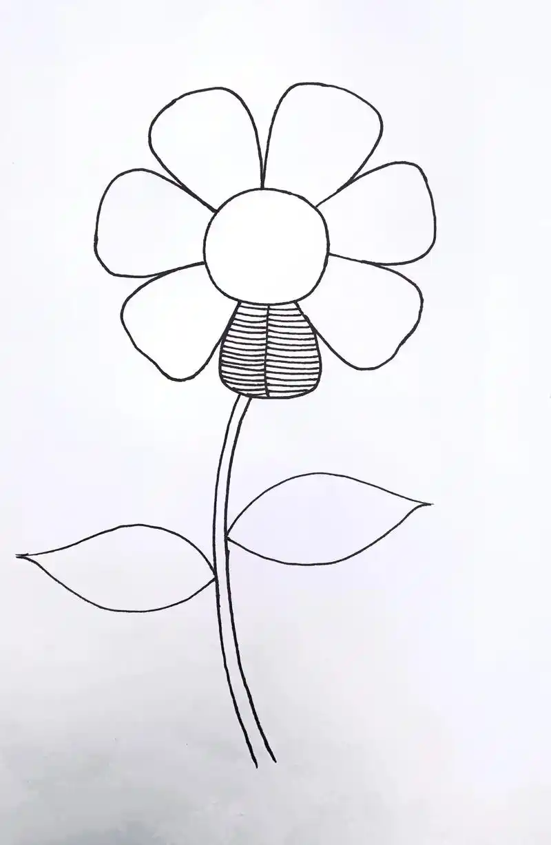 一些简单的线描画.#一学就会 #小学生画画 #创意儿童画每日 - 抖音