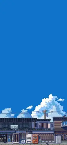 壁纸394简约文艺天空篮天ins风