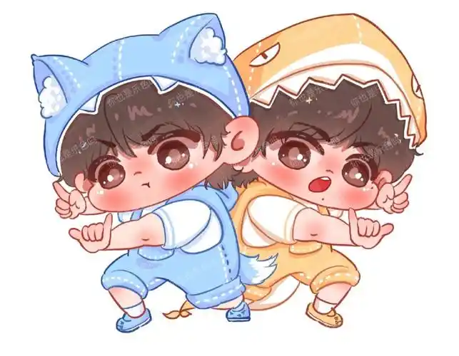 天天都超级开心图片重新改了下就重发啦#文轩  #文轩cp  #procreate