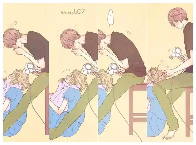 一组看完有点害羞的插画只有恋爱中的人才能体会