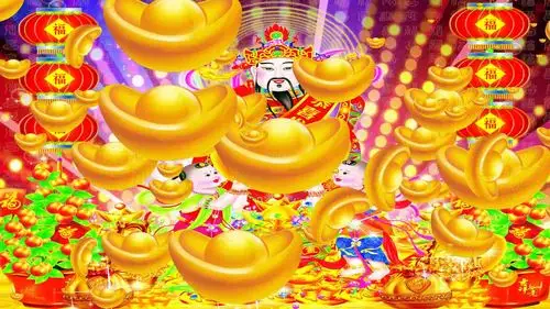 财神爷金元宝喜童灯笼_1920x1080_高清视频素材下载(编号:352294)