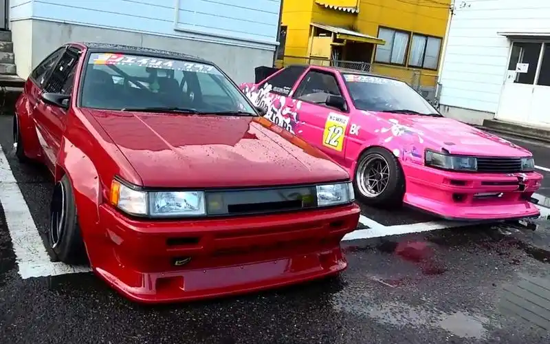 【jdm】シャコタン愛がすごい!极低改装ae86特辑