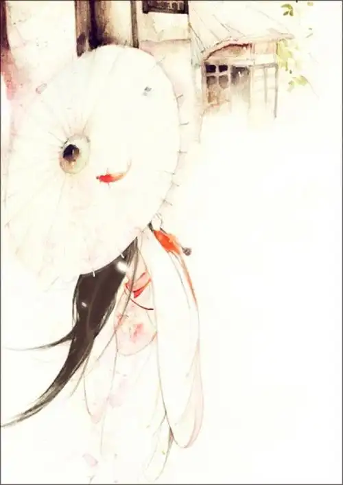 红伞锦鲤古风仙鹤迷香少女动漫头像