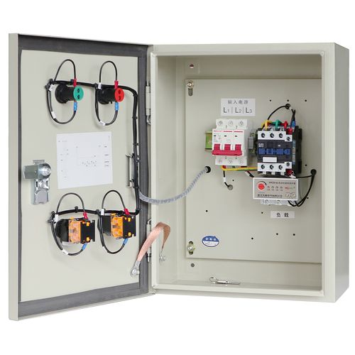 三相电机水泵4kw风机控制箱380v器厨房排烟电气控制柜缺相保护