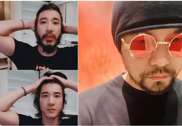 满脸胡子显沧桑,林俊杰喊话出镜刮胡子_王力宏_歌曲_天王