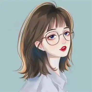 微信头像短发女手绘图片大全