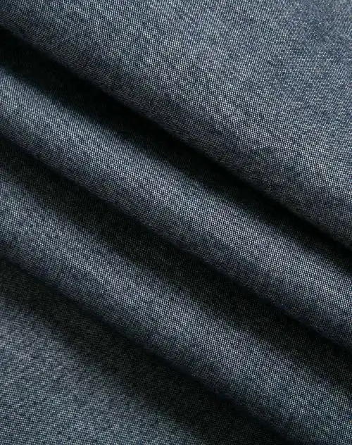 白蓝色调男款牛仔长袖衬衫