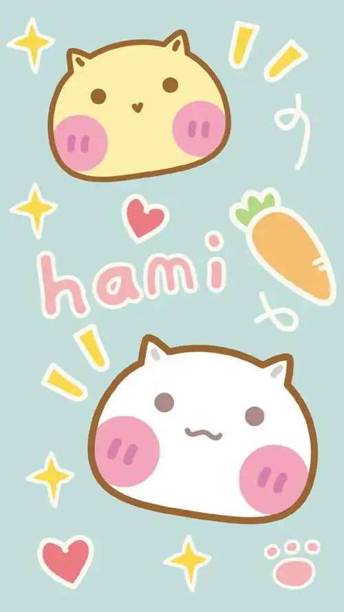 超可爱哈咪猫图片手机壁纸