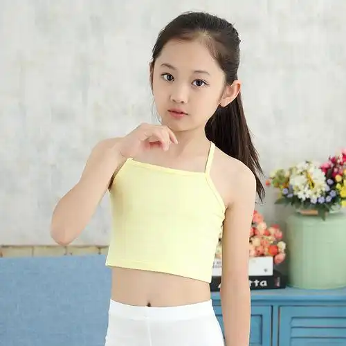 女童文胸抹胸裹胸中大童内衣胸衣儿童带小女孩育期小学生背心