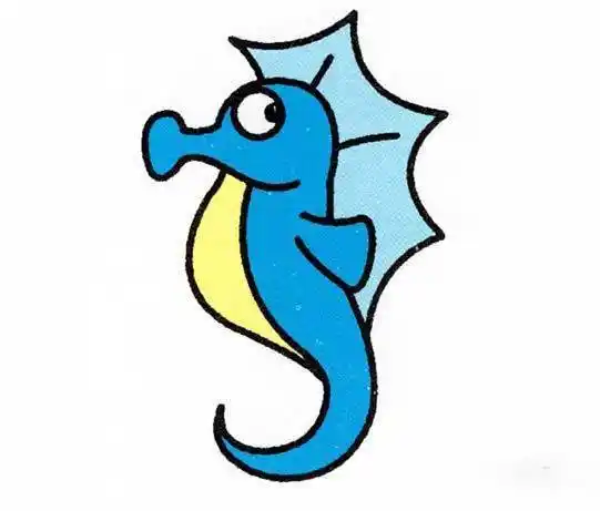 海马简笔画 海马简笔画图片大全