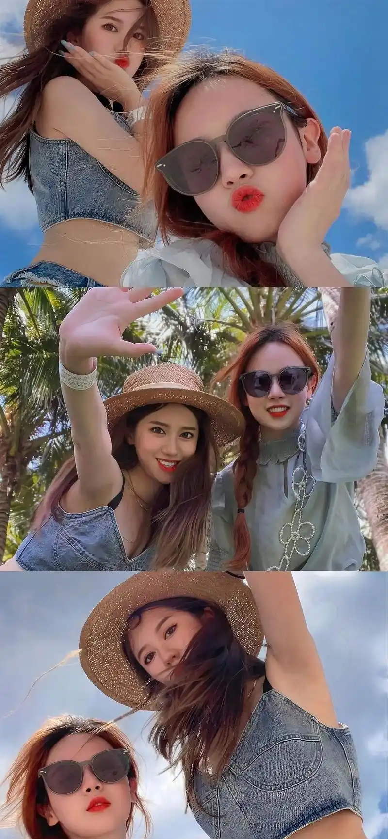 亲爱的宝子们,艾特你的闺蜜下次见面一起这样拍,狠狠拿捏夏天的氛围感