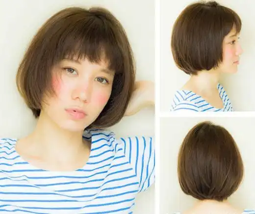 超好看的波波头图片,波波头图片-第2图,发型图片