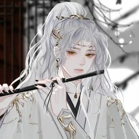 清冷到极致的古风动漫男生头像,简约风格是不错的选择