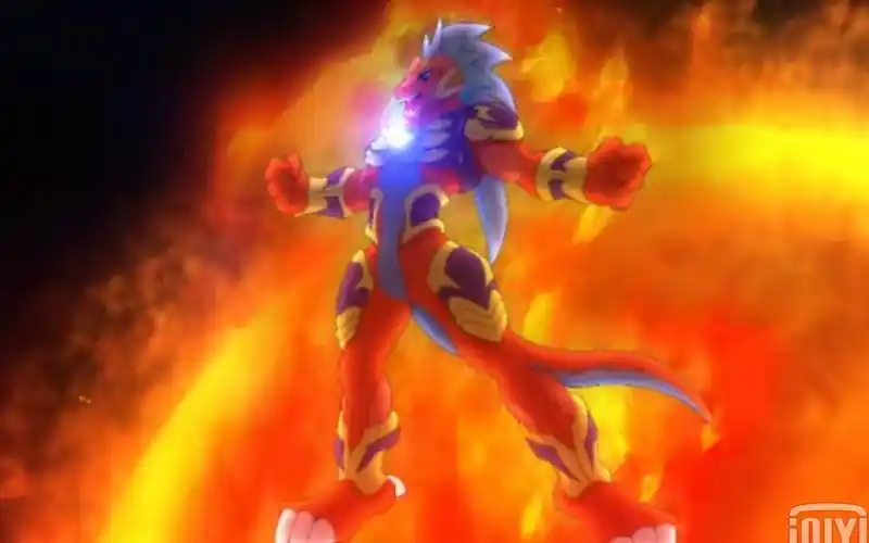 晶码战士:龙炎和炎龙兽(及其进化形态)