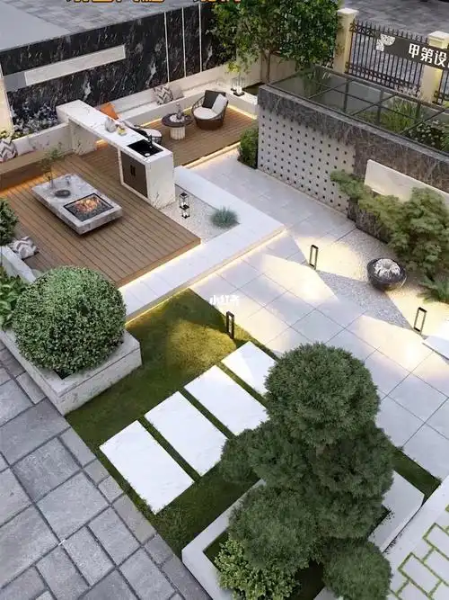 庭院景观设计   #花园设计与改造   #现代庭院设计   #私家花园