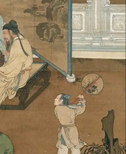 宋代人物画《十八学士图》