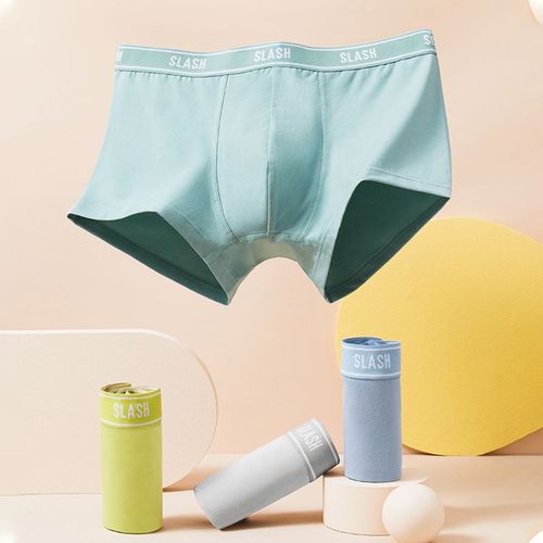 森马内裤男纯棉四角裤抗菌平角裤舒适青年休闲裤衩105621173108