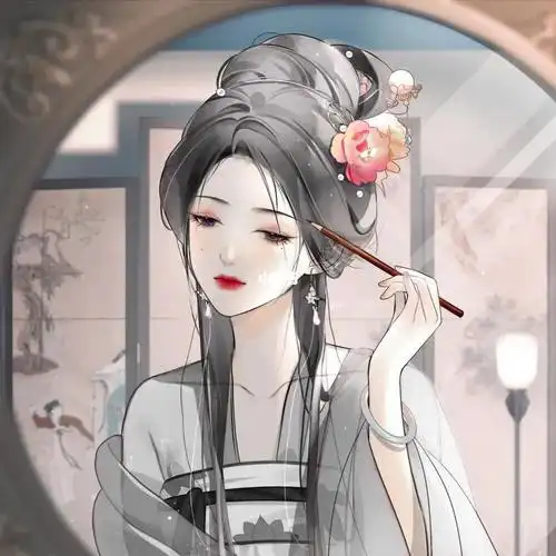 优雅古风女生头像