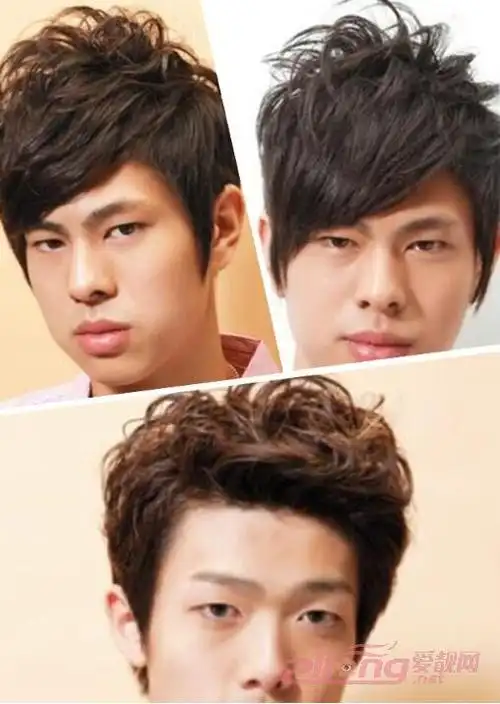 三款日系帅气男生短发发型打理