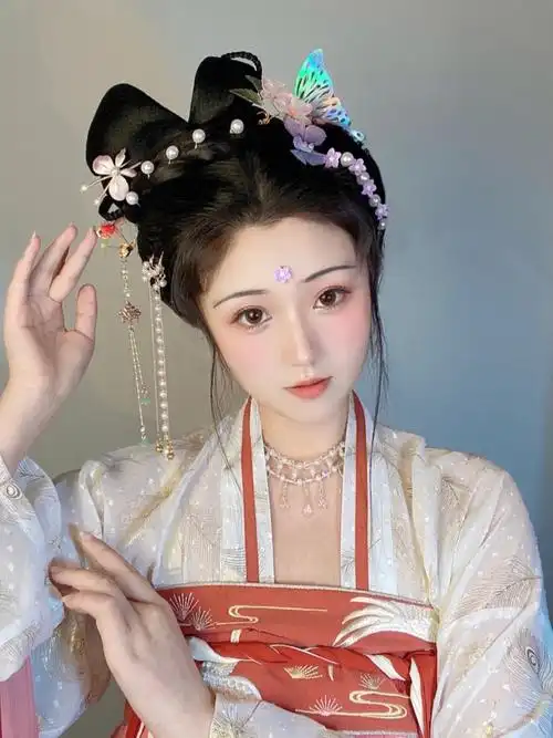 汉服发型教程预告附头饰分享