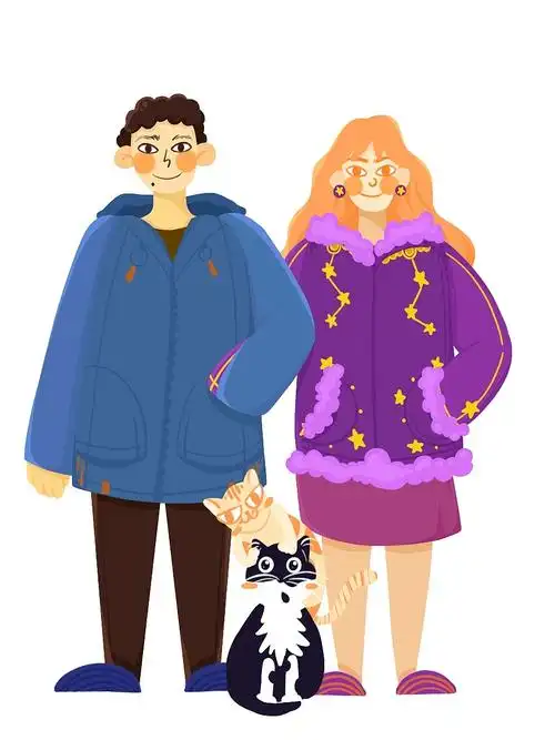 2020年的春夏秋冬 | 人物篇|插画|创作习作|宇宙阿桐儿 - 原创作品