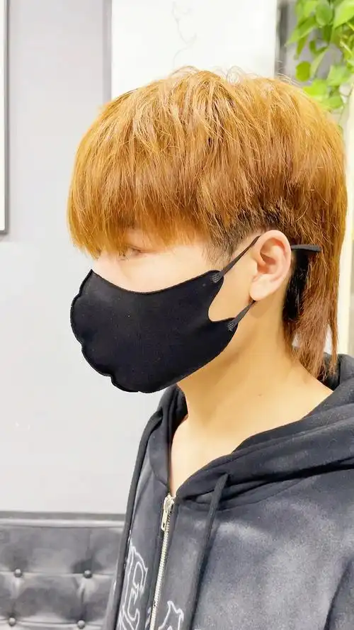 男生一定要尝试的碎盖狼尾发型无需烫发