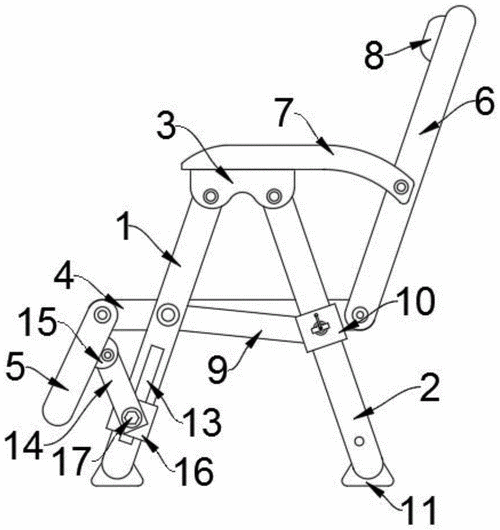 折叠椅的制作方法