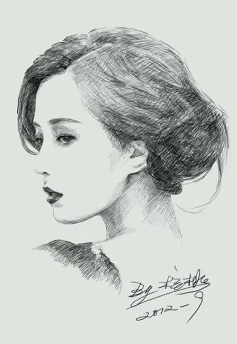 最简单的素描最简单的素描画