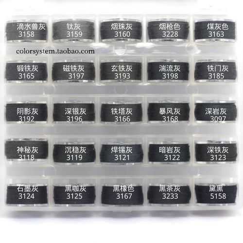 深灰深灰色色系缝纫灰色手工布艺diy缝线线