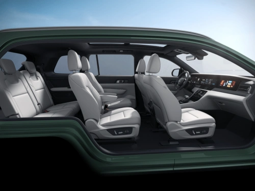 理想one汽车豪华空间布局更合理打造幸福智能电动车