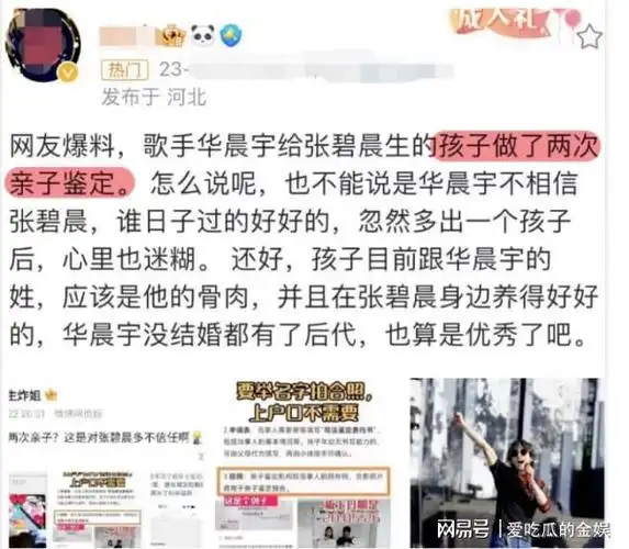 张碧晨未婚生子生父竟不是华晨宇疑点太多令人意想不到