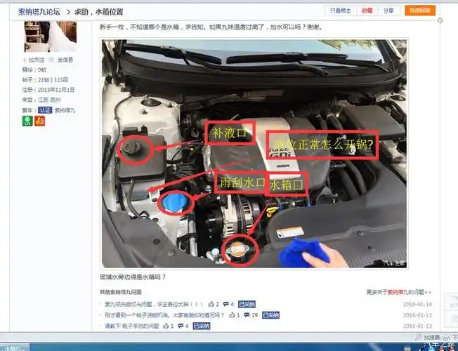 【图】求助,水箱位置_索纳塔论坛_汽车之家论坛