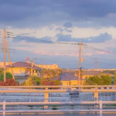 ins日落背景图夕阳很美你也是