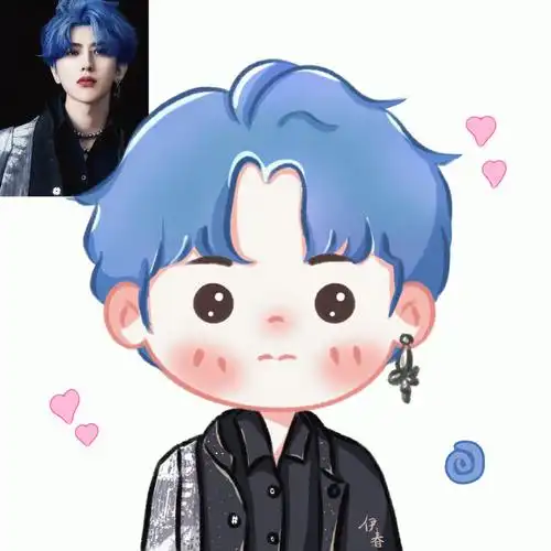 蔡徐坤  #照片转手绘  #q版  #可爱  #ipad画画  #procreate  #简笔