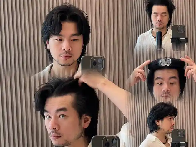 八字刘海|头发蓬松|修饰m字头妙招|男女通用版