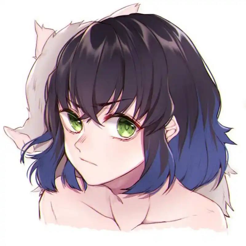 97鬼灭之刃头像分享|伊之助高清头像(一 都是白底图 我不允许有人还