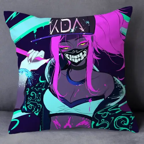 热卖新款kda女团海报周边cos卡莎阿卡丽口罩靠垫