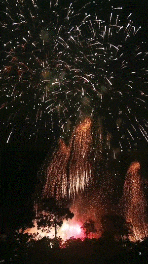 昨晚厦金两岸烟花绚烂太美太震撼