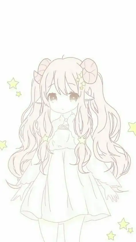 动漫少女简笔画简单又漂亮人物少女简笔画 儿童绘画可爱少女简笔画